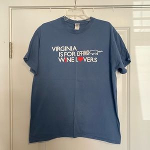 Virginia Is For Effingham Wine Lovers T-Shirt - L
